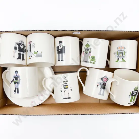 Quantity of Assorted Modern Coffee Cups etc