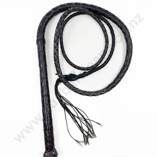 Vintage Leather Bull Whip