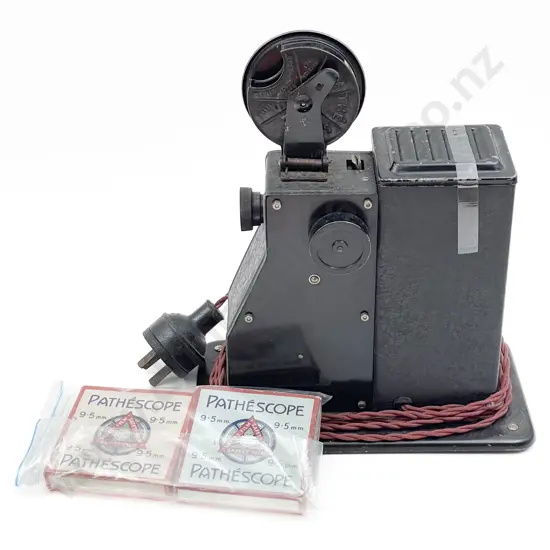 Vintage Hand Operated Projector with Reels