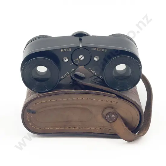 Pair Of Ross Operos Opera Glasses & Case