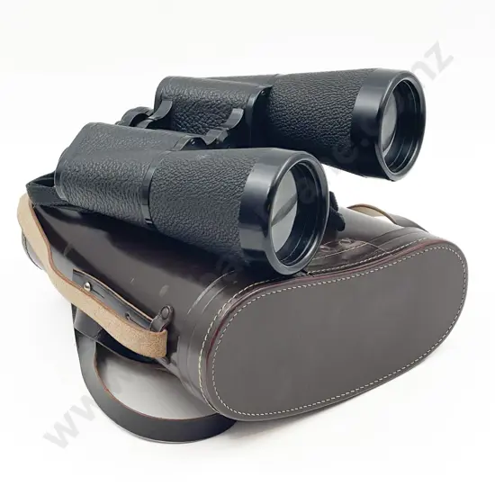 Large Good Quality Pair Of E Leitz Wetzlar Decimarit 10 x 60 Binoculars