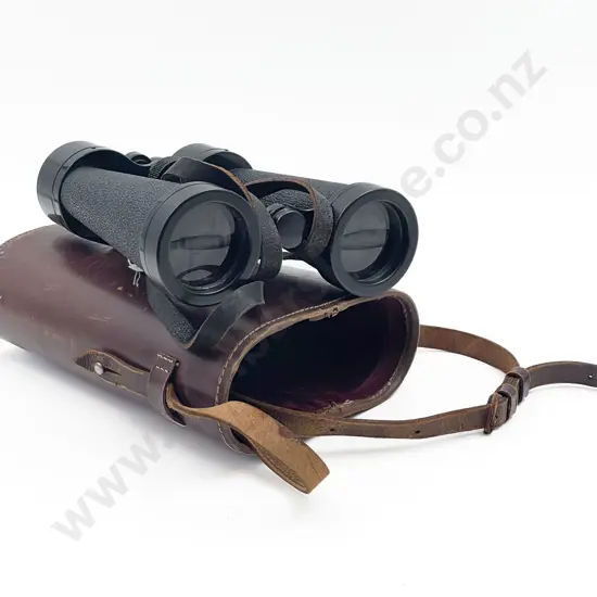 Large Pair Of Barr & Stroud  C. F. 31 X7 Binoculars & Leather Case