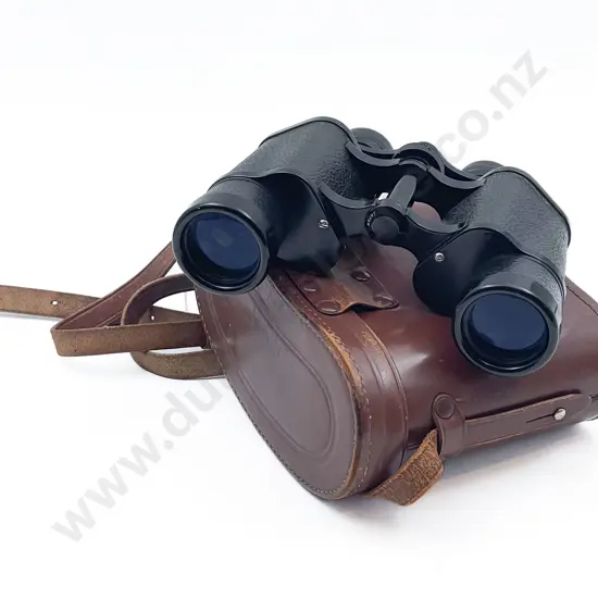 Pair Of Nippon Kogaku Tokyo Mikron 8 x 35 Binoculars & Leather Case