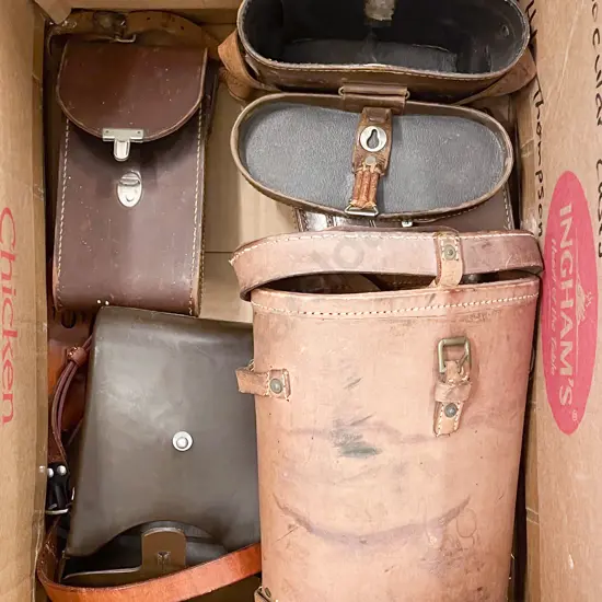 4 Leather Binocular Cases
