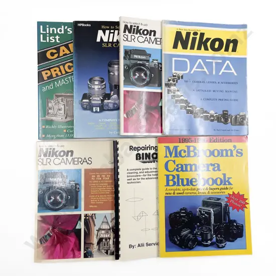 7 Softcover Volumes On Cameras & Binoculars