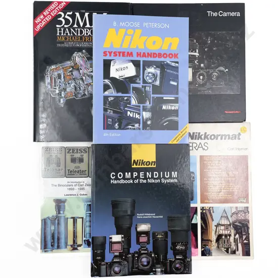 6 Books On Cameras & Binoculars