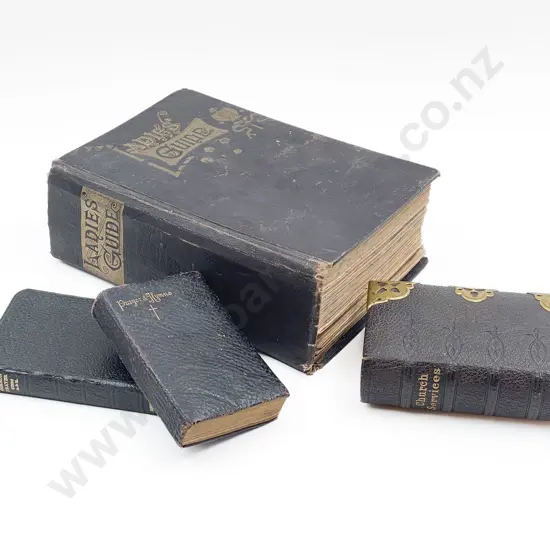 1895 Ladies Guide and Three Pocket Prayer Books