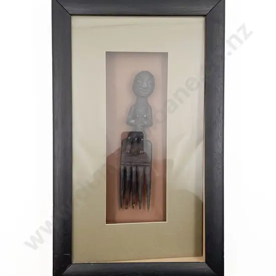 Framed African Comb