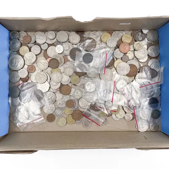 Qty Vintage NZ Australia UK and Commonwealth Pocket Change Coinage