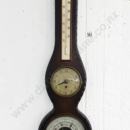 German Barometer Wall Clock