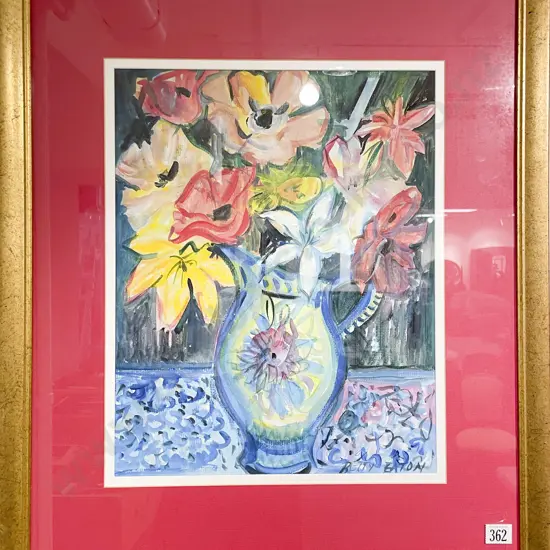 Betty Eaton - Floral Still Life - Mixed Media