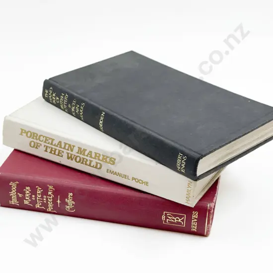Three Porcelain and Pottery Reference Volumes