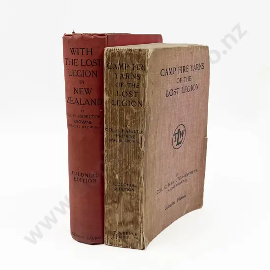 Hamilton-Browne Col G (Maori Browne) With The Lost Legion In New Zealand