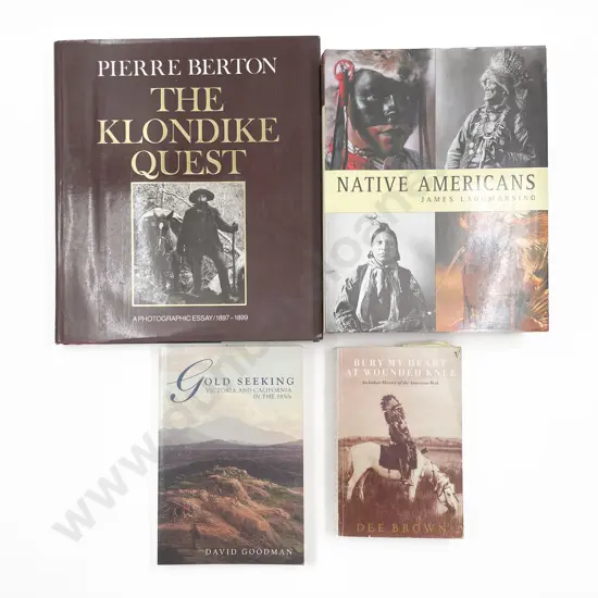 Four Assorted Reference Volumes on Native Americans and The Gold Rush