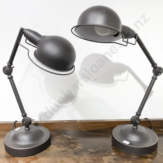 Pair of Modern Angle Poised Lamps