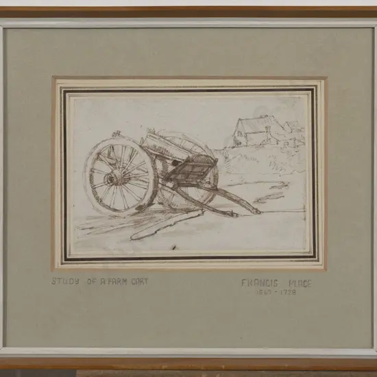 Francis Place (1647 - 1728) - Study of a Farm Cart