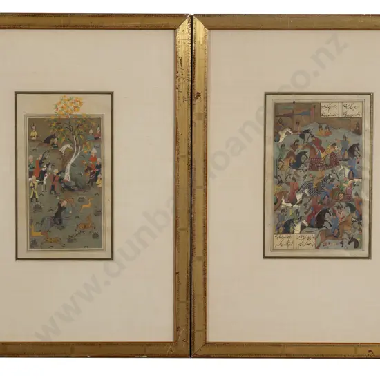 Two C19th Moghul School Artworks