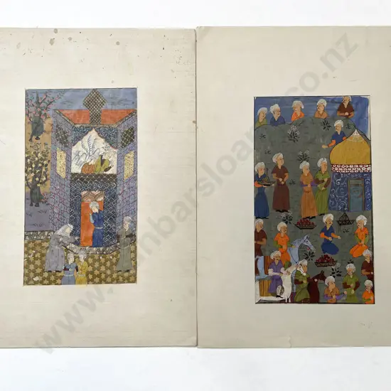 Two Moghul School Illustrations (unframed)