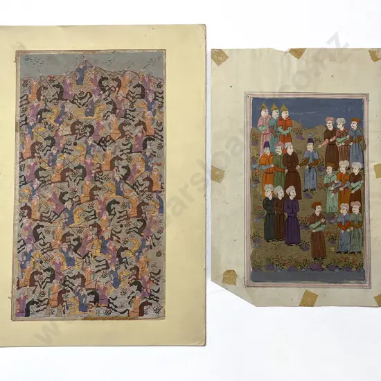 Two Moghul School Illustrations (unframed)