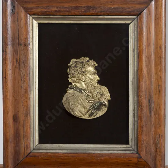 Early C19th Gilt Metal Silhouette