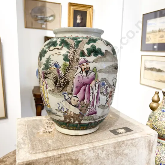 C20th Chinese Famille Rose Vase