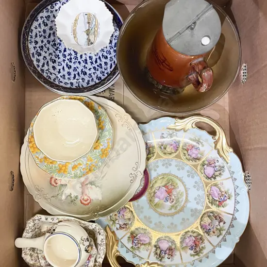Box of Assorted Fancy China