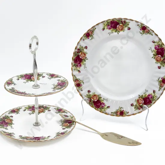 Three Pieces of Royal Albert "Old Country Roses"