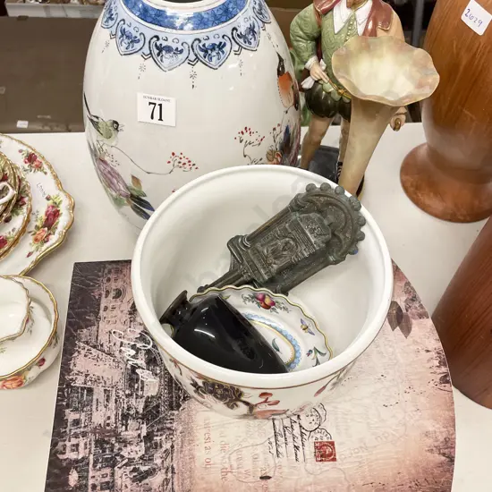 Quantity of Assorted including Vases and Vintage Door Knocker etc