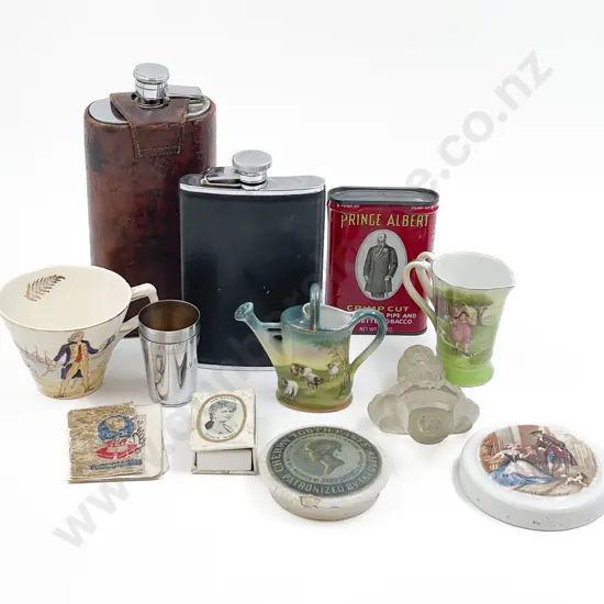 Quantity of Assorted Vintage including Hip Flasks