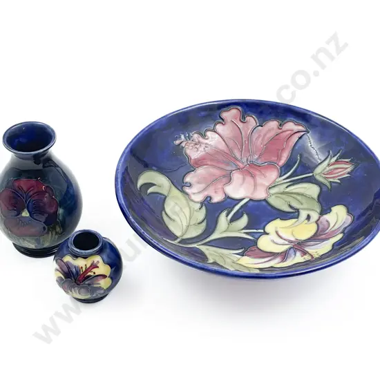 Three Pieces of Moorcroft