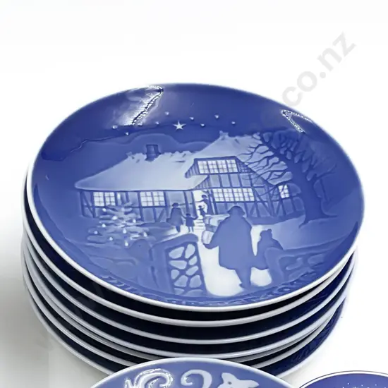 Seven Danish Commemorative Plates