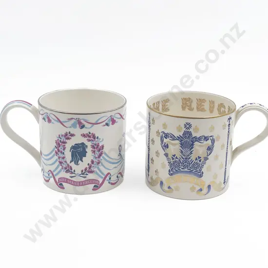 Two Wedgwood Commemorative Mugs