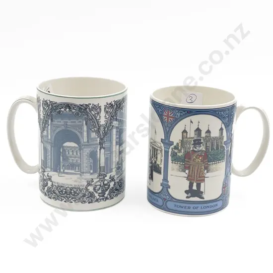 Two Wedgwood Commemorative Mugs