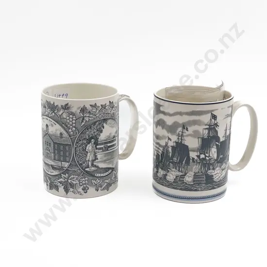 Two Wedgwood Commemorative Mugs
