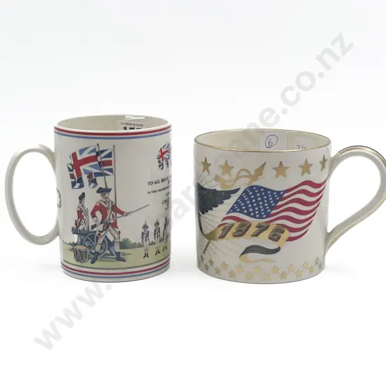 Two Wedgwood Commemorative Mugs