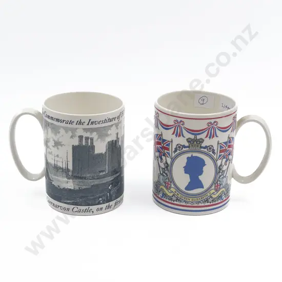 Three Wedgwood Commemorative Mugs