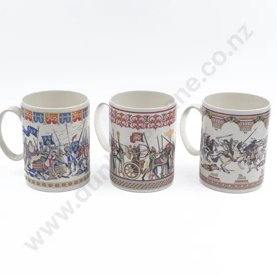 Three Wedgwood Commemorative Mugs