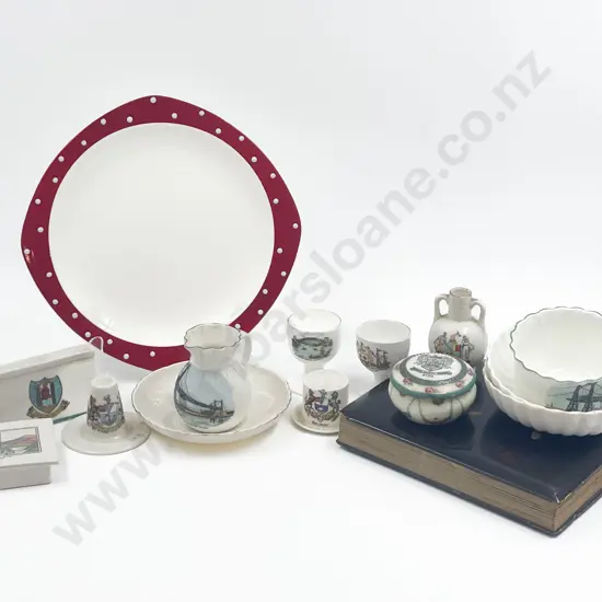 Quantity of Assorted Crested China and Vintage Photo Album