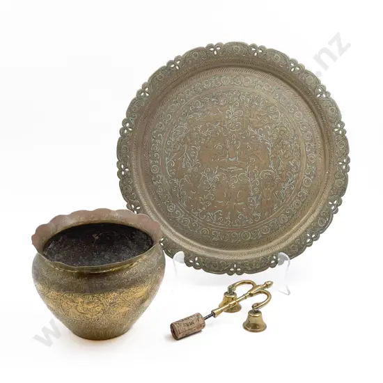 Three Pieces of Brass Ware