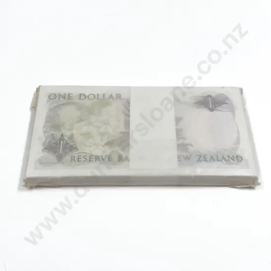100 Sequential NZ Dollar Notes