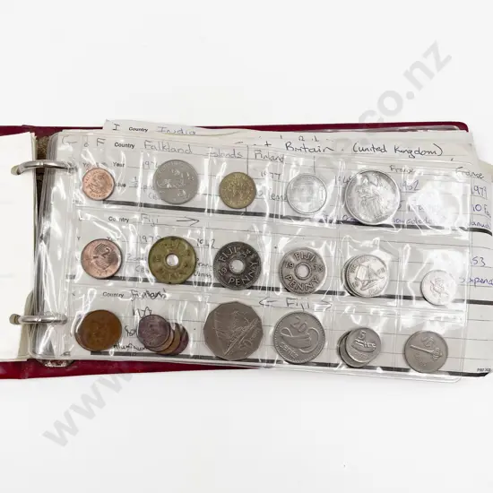 Small World Vintage Pocket Change Album of Coins