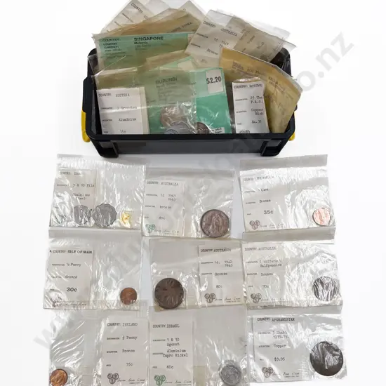 Quantity NZ Pre Decimal Coinage Packeted Australian Pennies