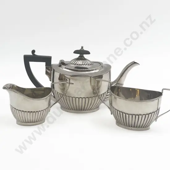 Geo V S/S 3 Piece Batchelors Teaset