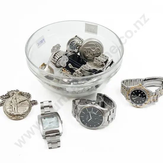 Quantity of Assorted Gents Wrist Watches including Faux Rolex