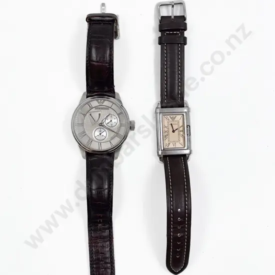 Two Emporio Armani Watches