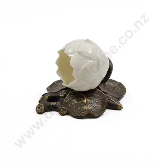 Small Royal Worcester Floral Form Wall Vase