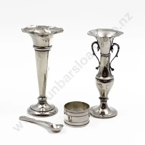 2 S/S Specimen Vases