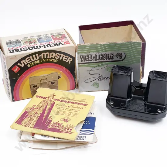 Two Boxed View Masters and Assorted Slides