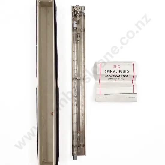 Vintage Spinal Fluid Manometer in Box