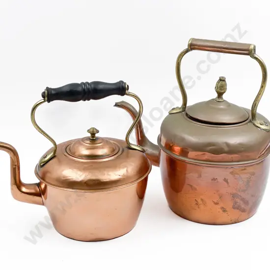 Two Victims Copper Kettles